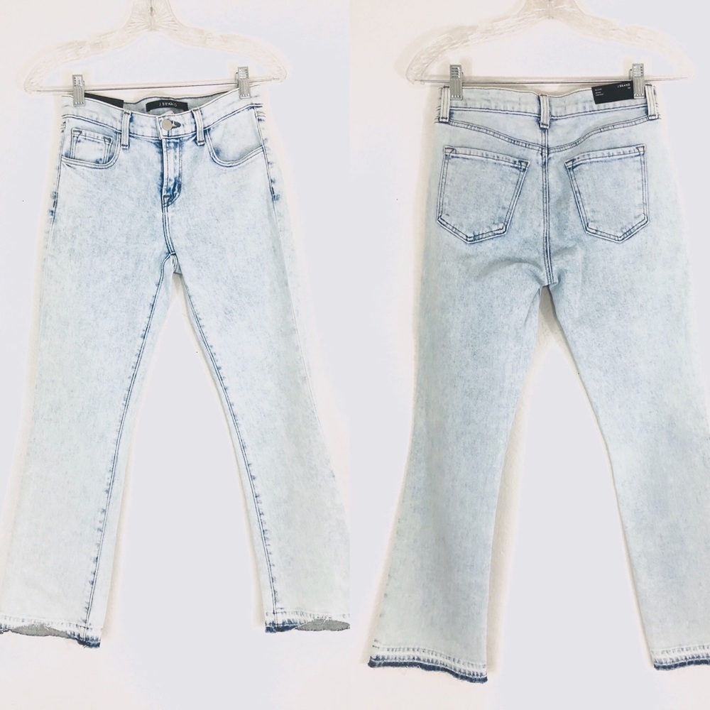 J BRAND SELENA MID RISE CROP BOOT IN OUTCAST JEAN - Picture 2 of 7